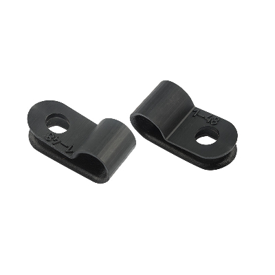 Кабельная скоба под винт  5 мм, черная,     упаковка 50 шт (etm07-4405-1), REXANT