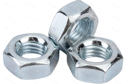 Гайка DIN934 М10 класс прочности 6.0 покрытие цинк 200 шт