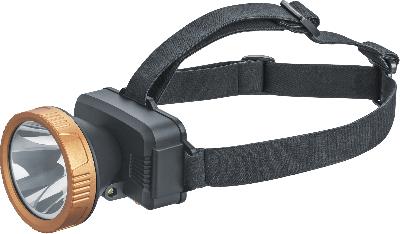 Фонарь светодиодный NPT-H33-3AA налобный 1LED 1Вт 3режима