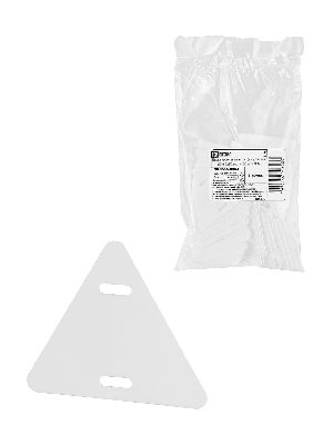 Бирка кабельная У-136 (треугольник 62х62х62 мм) (100 шт)