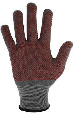 Перчатки нейлоновые бесшовные с ПВХ точечным покрытием ArmProtect 6101 р.10