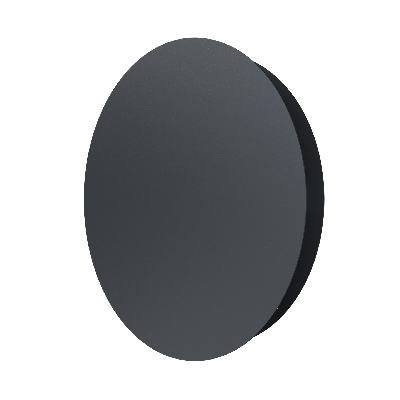 Решетка вентиляционная D160 сетка разъемная на магнитах D200, цвет серый