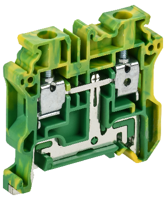 ARMAFIX Колодка клеммная CY6 PE винтовая 6мм2 проходная заземляющая Ex IEK