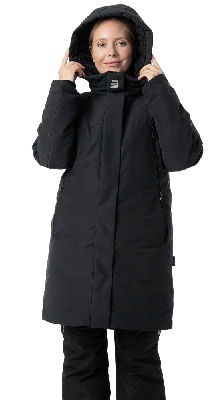 Зимняя женская куртка-парка Brodeks KW258, черный (2XL)