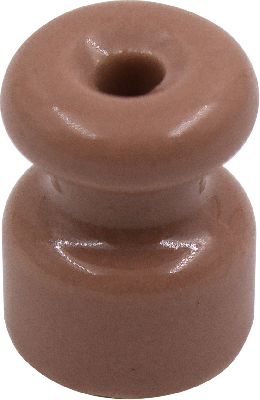 Изолятор для наружного монтажа R, керамика, цвет капучино (50 шт/уп)