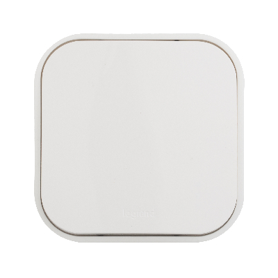 Выключатель одноклавишный, наружный, 10А, белый