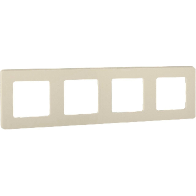 Рамка 4 поста INSPIRIA слоновая кость