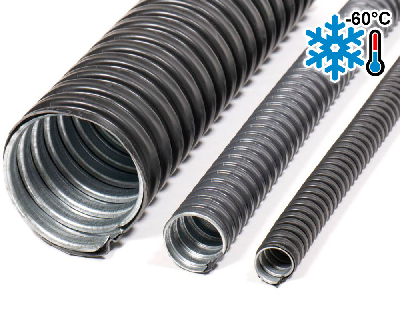 Металлорукав в ПВХ изоляции МРПИ НГ 15            морозостойкий, черный, УХЛ1 (50 м/уп.) ЗЭТА