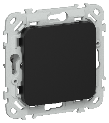 FLITE Заглушка с суппортом ЗГ-ФлЧ черный IEK