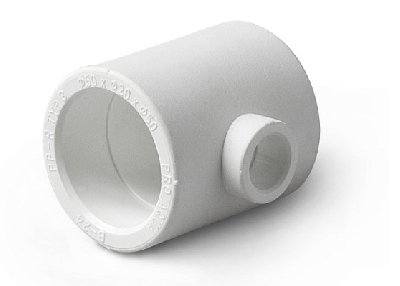 Тройник переходной 32 х 20 х 32 полипропиленовый PPR белый