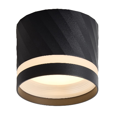 Светильник традиционный Down Light накладной под лампу GX53 IP20 Черный