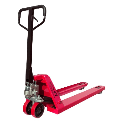 Тележка гидравлическая 2500 кг, 1150х550мм, пол.колесо,дв.пол.ролик, цвет желтый