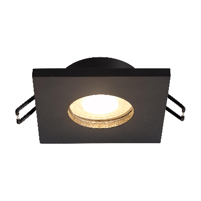 Светильник традиционный Down Light встраиваемый под лампу GU10 IP44 Черный