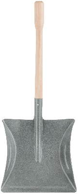 Совок для мусора стальной с ручкой