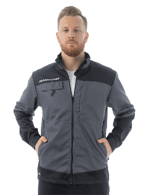 Куртка Brodeks KS234, серый/черный (3XL)