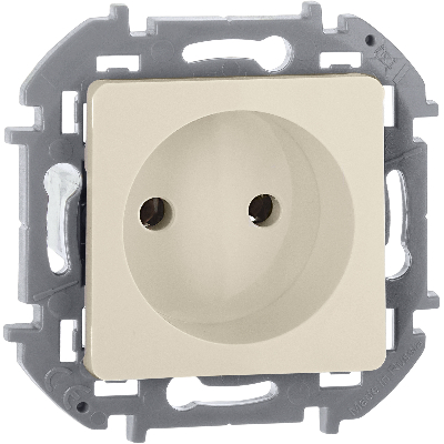 Розетка 2К 16 А 250 В~ INSPIRIA слоновая кость