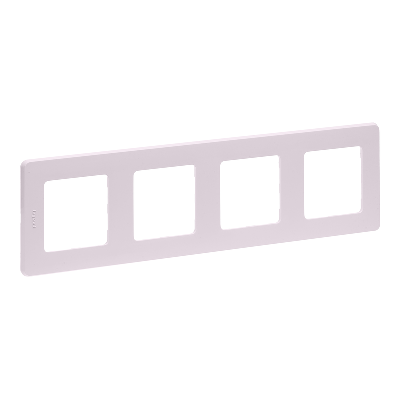 Рамка 4 поста INSPIRIA розовый