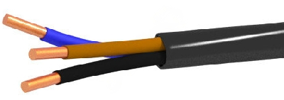 Кабель силовой ВВГнг(А)-LSLTx 3х6,0 ок (N,PE) - 0,66 кВ ТРТС
