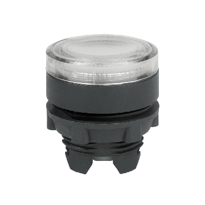 Головка кнопки OptiSignal D22 A5-PL-1 с подсветкой белая пластик ZB5AW313