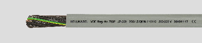 Кабель управления ПВХ JZ-500 3G0.5 mm? grey