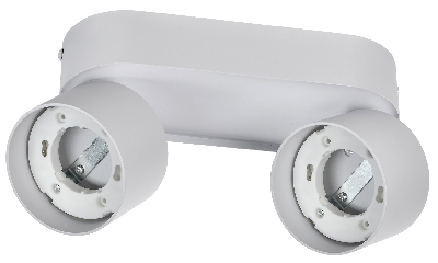 Светильник 4042 настенно-потолочный под лампу 2хGX53 белый IEK