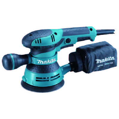 Шлифмашина эксцентриковая 300Вт, 125мм, 12000об/м, доп. ручка
