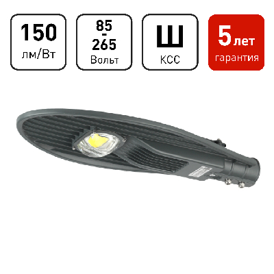 Светильник светодиодный уличный консольный ДКУ-60 Вт SPP-5-60-5K-W IP65 60Вт 6600лм 5000К 620x245x70 (КСС ''Ш'') (50) ЭРА