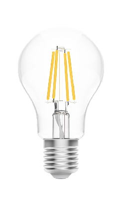 Лампа светодиодная умная филаментная LED 6.5 Вт 806 лм 2000-6500К E27 AC 220В IP20 изменение цветовой температуры и диммирование управление по Wi-Fi Smart Home