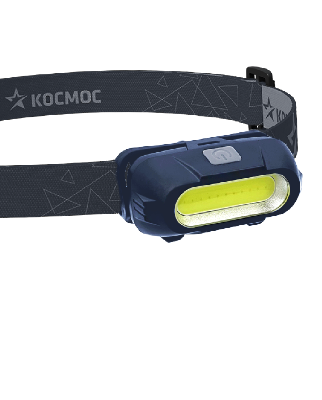 Фонарь налобный аккум/3ВтCOBLED/съемный Li-ion 18650 800mAh/ABS-пл/USB-шнур typeC