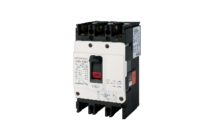 Выключатель автоматический в литом корпусе типа HGM, типоразмера 100AF, арт.HGM100H3PT4S0000C00016F (16А, 26кА, 3 полюса, регулируемый термомагнитный расцепитель, переднее подключение)