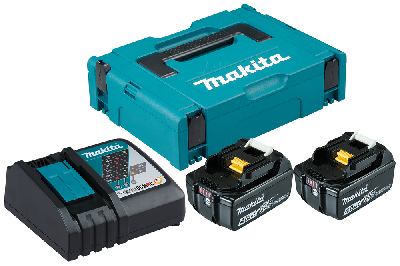 Набор PSK MKP1RM182 (BL1840Bx2, DC18RC, кейс MAKPAC тип 1)