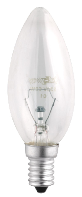 Лампа накаливания B35 240V 60 Вт E14 clear