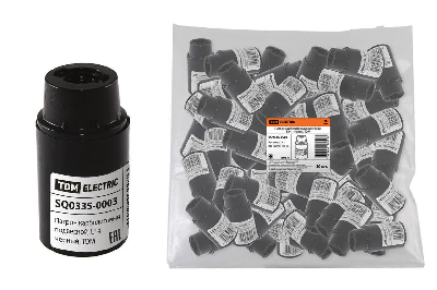 Патрон карболитовый подвесной E14 черный