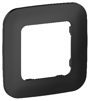 FLITE ARTISTIC Рамка 1-местная РУ-1-А-ФлЧ черный IEK