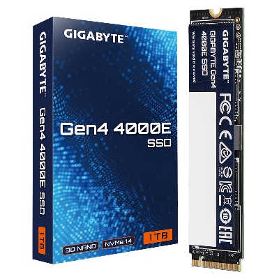 Накопитель SSD M.2 2280 1TB Gen4 4000E, P CIe 4.0 x4, NVMe 1.4, 4000/3900 Мб/с