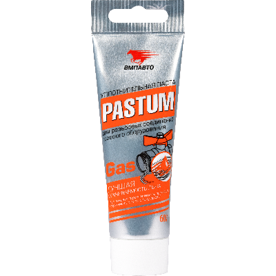 Pastum gas, 60г туба Паста для уплотнения резьбовых соединений газового оборудования