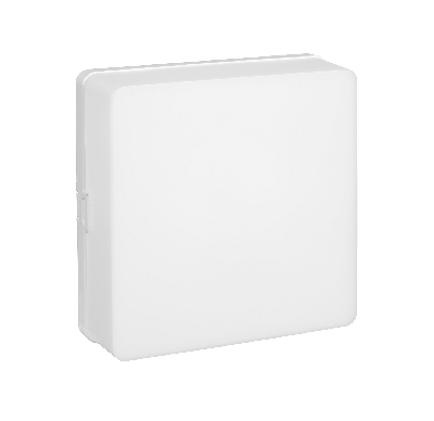 Светильник светодиодный ДБП-12w 4000К 900Лм IP54 квадратный пластиковый белый