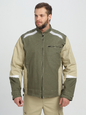 Полукомбинезон Челси CH (тк.Канвас,270), хаки/бежевый, 52-54  182-188