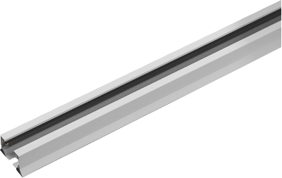 Шинопровод однофазный NLT-B-1L-AS2-WH-100 с вводом питания и заглушкой белый 1м