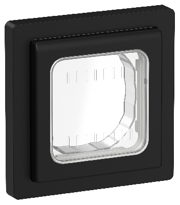 FLITE Рамка 1-местная IP55 Рпро-1-55-ФлЧ черный IEK