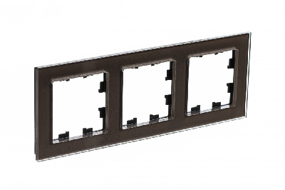 Рамка трехпостовая ATLASDESIGN NATURE, СТЕКЛО МОККО