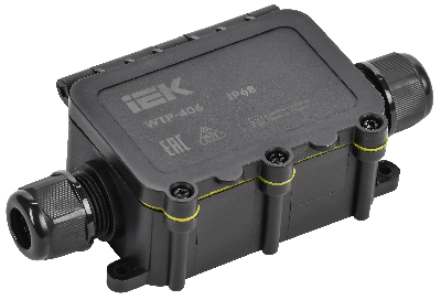 Коробка распределительная герметичная WTP-406 2 ввода IP68 IEK