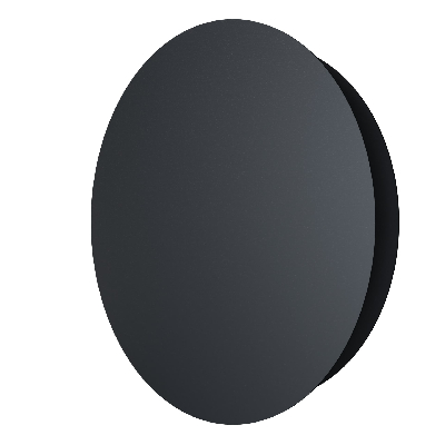 Решетка вентиляционная D130 сетка разъемная на магнитах D170, цвет серый