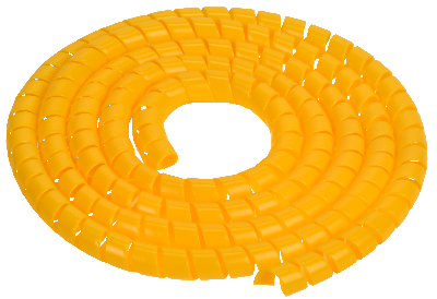 Спираль монтажная СП-16 желтая (2м/упак) IEK