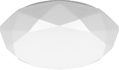 Светильник светодиодный ДБО-18w 4000К 1260Лм матовый с эффектом звездного неба