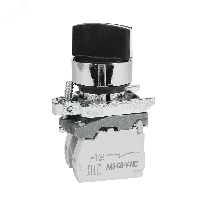 Переключатель OptiSignal D22 C4-S-53 3 положения с возвр металл 2НО XB4BD53