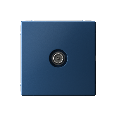 ARTGALLERY TV розетка проходная 4DB, механизм, аквамарин