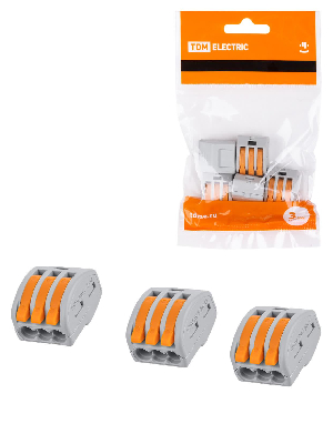 Соединительная клемма СК-413 (2,5мм2) (5 шт/упак) TDM