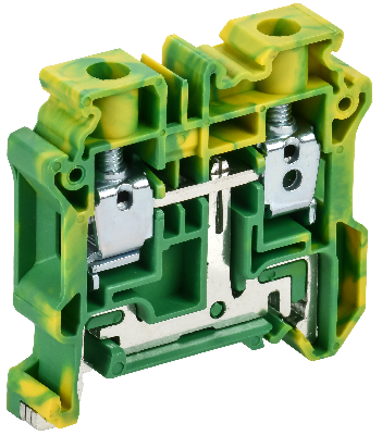 ARMAFIX Колодка клеммная CY10 PE винтовая 10мм2 проходная заземляющая Ex IEK