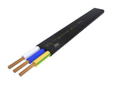 Кабель силовой ППГ-П нг(А)-HF 3х1.5ок(N.PE)-0.66 однопроволочный черный (барабан)